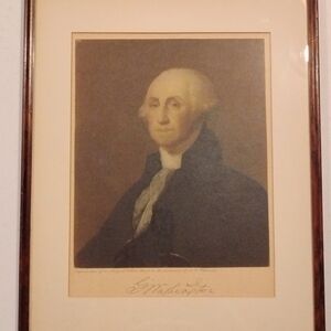 Etched Portraits Abraham & Washington artist Jacques Reich in 1905. Signed